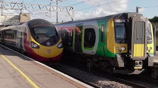 Trains at Milton Keynes Central  030816 [upl. by Olathe]