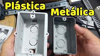 Cajas de embutir Metálicas Vs Plasticas [upl. by Yevreh240]