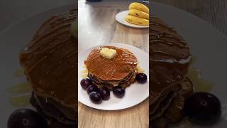 Easy and Healthy Banana Oatmeal Pancakes weightloss oatpancakes trending shorts satisfying [upl. by Kingston]