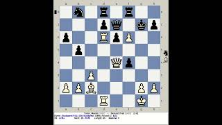 Turov Maxim vs Berend Fred  Budapest FS11 GM Chess 1996 Hungary [upl. by Nwahsauq]