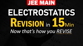 Electrostatics  Formulae and Concept REVISION in 15 min  JEE Physics by Mohit Sir IITKGP [upl. by Ashlie495]