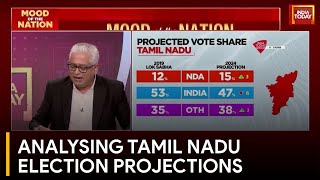 Election Projections Indicate A Shift in Tamil Nadu Vote Share  Rajdeep Sardesai amp Rahul Kanwal [upl. by Aloke]