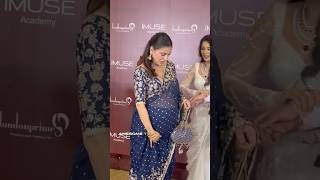 Pregnant Shraddha Arya flaunts her Baby Bump at an Event in Mumbai  Kumkum Bhagya  Kundali Bhagya [upl. by Bowra]