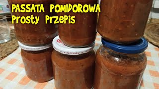 PASSATA pomidorowa na zimę PROSTY PRZEPIS i szybki w dodatku [upl. by Renner860]