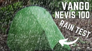 Solo Wild Camping  Vango Nevis 100 Rain Test  100 Precipitation [upl. by Enimaj472]