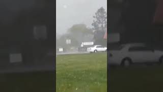 The massive Hail in QueenslandAustraliahailstormweather [upl. by Shaylah472]