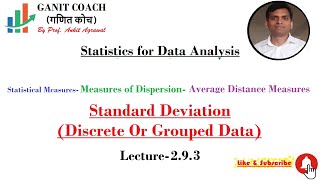 Lecture 293 Standard Deviation amp Variance for Discrete Data  SD for grouped data [upl. by Anitniuq453]