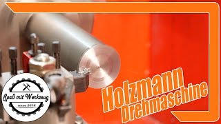 Holzmann Drehmaschine ED400FD 🛠 Stahl Alu Edelstahl Drehen 🛠 [upl. by Archibold]