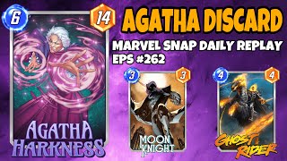 Marvel Snap Daily Replay Episode 262  Agatha Discard Deck [upl. by Oyek]