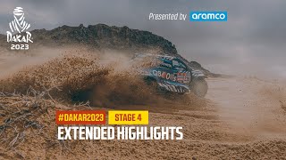 Extended highlights of Stage 4 presented by Aramco  Dakar2023 [upl. by Ttergram211]