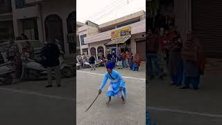 Jago aayi aa 🔥 gatkasikhmartialart trendingshorts waheguru singh khalsa [upl. by Ajani]