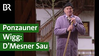 MundartGedicht Ponzauner Wigg Die Mesner Sau  Bayerischer Dialekt  Unser Land  BR [upl. by Annay]