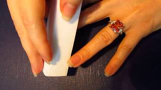 Buffing natural nails ASMR relax video sound [upl. by Gavan]