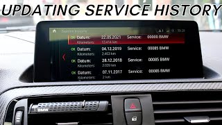 BMW M2 How To Update The Service History Of Your BMW Yourself [upl. by Neehs841]