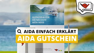 AIDA Gutschein  AIDA einfach erklärt 💡 [upl. by Annas146]