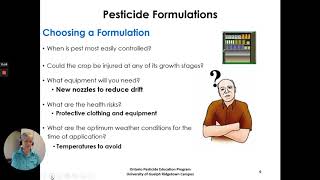 05 Pesticide Formulations Grower Pesticide Safety Course Manual [upl. by Yspyg]