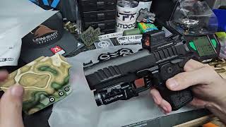 staccato cs qvo tactical owb and iwb holster benchtop unboxing [upl. by Brandon737]