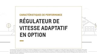 Le régulateur de vitesse adaptatif  maintenez lécart avec le véhicule qui vous précède [upl. by Haliehs]