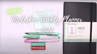 Planner Review  Moleskine Weekly Planner 2022  My Moleskine Templates [upl. by Aerdnua]