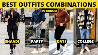 Best Outfits Combinations  Budget Outfit Ideas For Men amp Boys  हिंदी में [upl. by Eiralav]