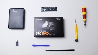 MacBook SSD Upgrade  Easy method  Samsung Evo 970 NVME and Sintech NGFF SSD Adapter [upl. by Scevor648]