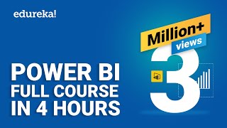 Power BI Full Course  Learn Power BI in 4 Hours  Power BI Tutorial for Beginners  Edureka [upl. by Alimak]