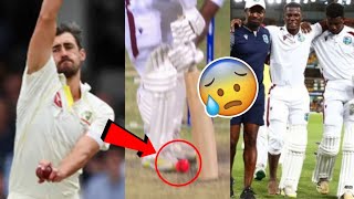 CRUSHED Mitchell Starc INSANE YORKER gets Joseph INJURED  AUS vs WI Test Cricket News Facts [upl. by Dahraf55]