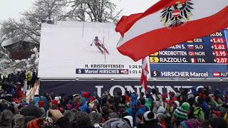 MARCEL HIRSCHER  KITZBÜHEL HAHNENKAMM SLALOM 2019 [upl. by Spears]