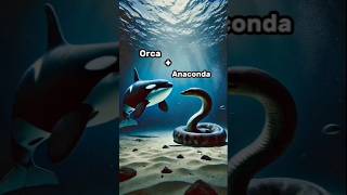 OrcaAnaconda l anaconda orca l shorts viral trending ytshorts video youtubeshorts [upl. by Enived]