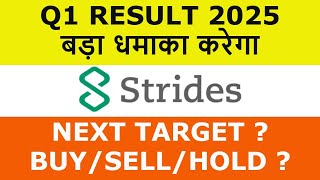 strides pharma share latest news  strides pharma share result  strides pharma share analysis [upl. by Gae459]