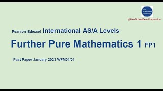 AS LEVEL PURE MATHEMATICS 9709 P1 PAPER 1  OCTOBERNOVEMBER 2023  PAPER 12  970912ON23 [upl. by Tikna]