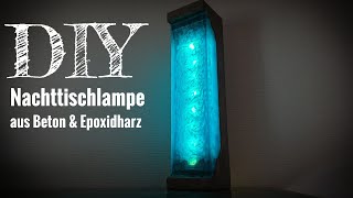 DIY Lampe aus Beton amp Epoxidharz [upl. by Acirt631]