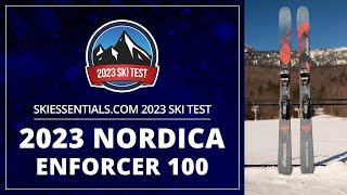 2023 Nordica Enforcer 100  SkiEssentialscom Ski Test [upl. by Eilsil]