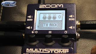 Zoom MS100BT Guitar Pedal Demo with Best Intro Ever [upl. by Eenert940]