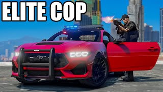 Typical Elite Cop In GTA 5 RP [upl. by Nived]