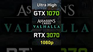 GTX 1070 vs RTX 3070 in Assassins Creed Valhalla  1080p [upl. by Oler]