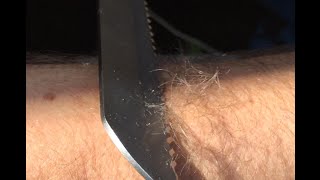 Sharpening Serrated Knives in Minutes Shaving Sharp on Razor Sharp Paper Wheels [upl. by Eilrebma]