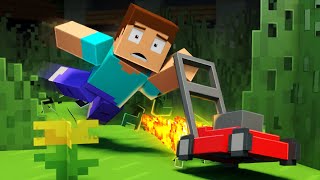 Mowing Mayhem – Minecraft Animation Welcome to Mineburg [upl. by Kcinimod]