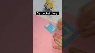 🥰 cute pocket diary diy diary diy shorts ytshorts [upl. by Arrio]