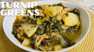 How to Make Southern Turnip Greens  Turnip Greens Recipe  Soul Food Turnip Greens [upl. by Finn]