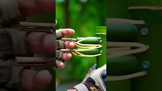 ✨️🤔NEW BAMBOO GUN TWO✨️ BOW 🤔 archery toys diy bambooart bamboo crafty [upl. by Gertrud]