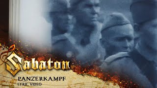 SABATON  Panzerkampf Official Lyric Video [upl. by Ruella]