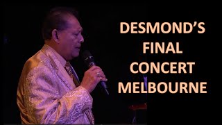 Desmond De Silvas last concert in Melbourne  Farewell Legand [upl. by Lubet]