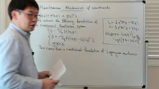 Hamiltonian mechanics with constraints [upl. by Tifanie30]