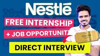 NESTLE Internship 2024  Free Internships for College Students  Nesternship By NestleGolden Chance [upl. by Carolann261]