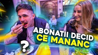 ABONATII DECID CE MANANC IN CEL MAI SCUMP RESTAURANT [upl. by Aciria570]