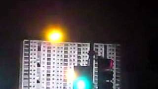 Demolition of Springburn flats in Glasgow [upl. by Adama251]