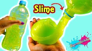 Slime en una botella challenge 3 recetas  Supermanualidades [upl. by Leoni]