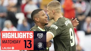 Resumen de Rayo Vallecano vs Girona FC 12 [upl. by Yerffoj681]