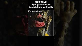 FNaF Movie Expectations Vs Reality Springlock Failure  FNaF Movie MEME [upl. by Ferree]